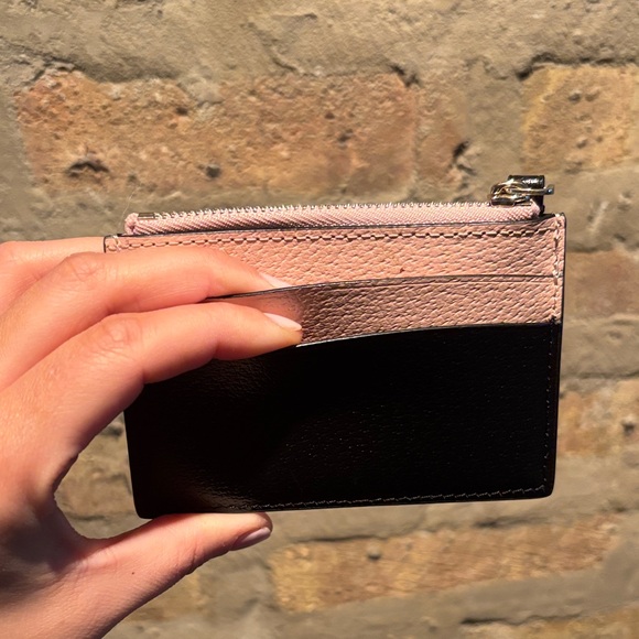 Kate Spade Black and Pink Card Case - Picture 2 of 3